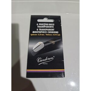 Vandoren VMC6plus 6 Thin Clear Mouthpiece Cushions Saxophone Clarinet VMC6+